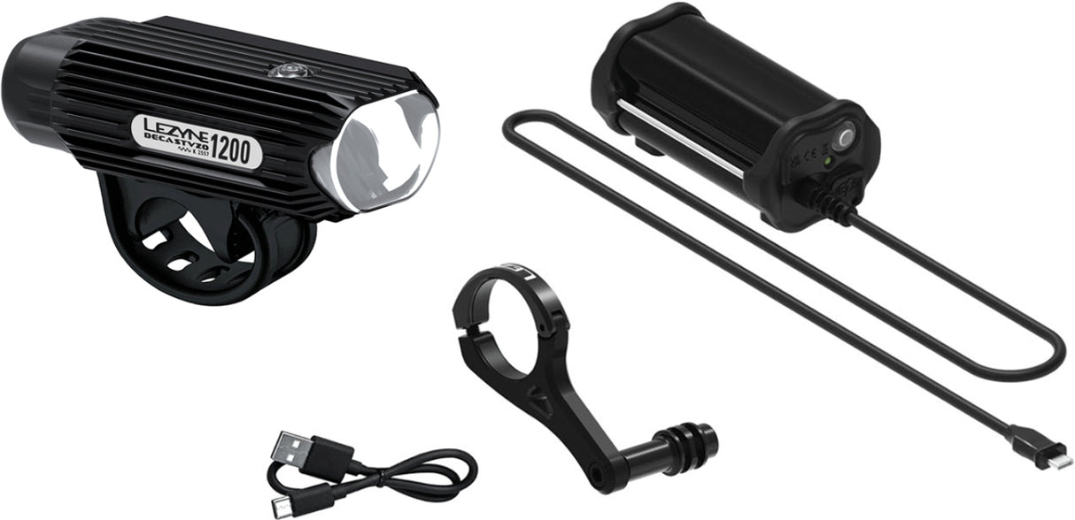 Lezyne deca stvzo 1200 loaded kit belysningssæt
