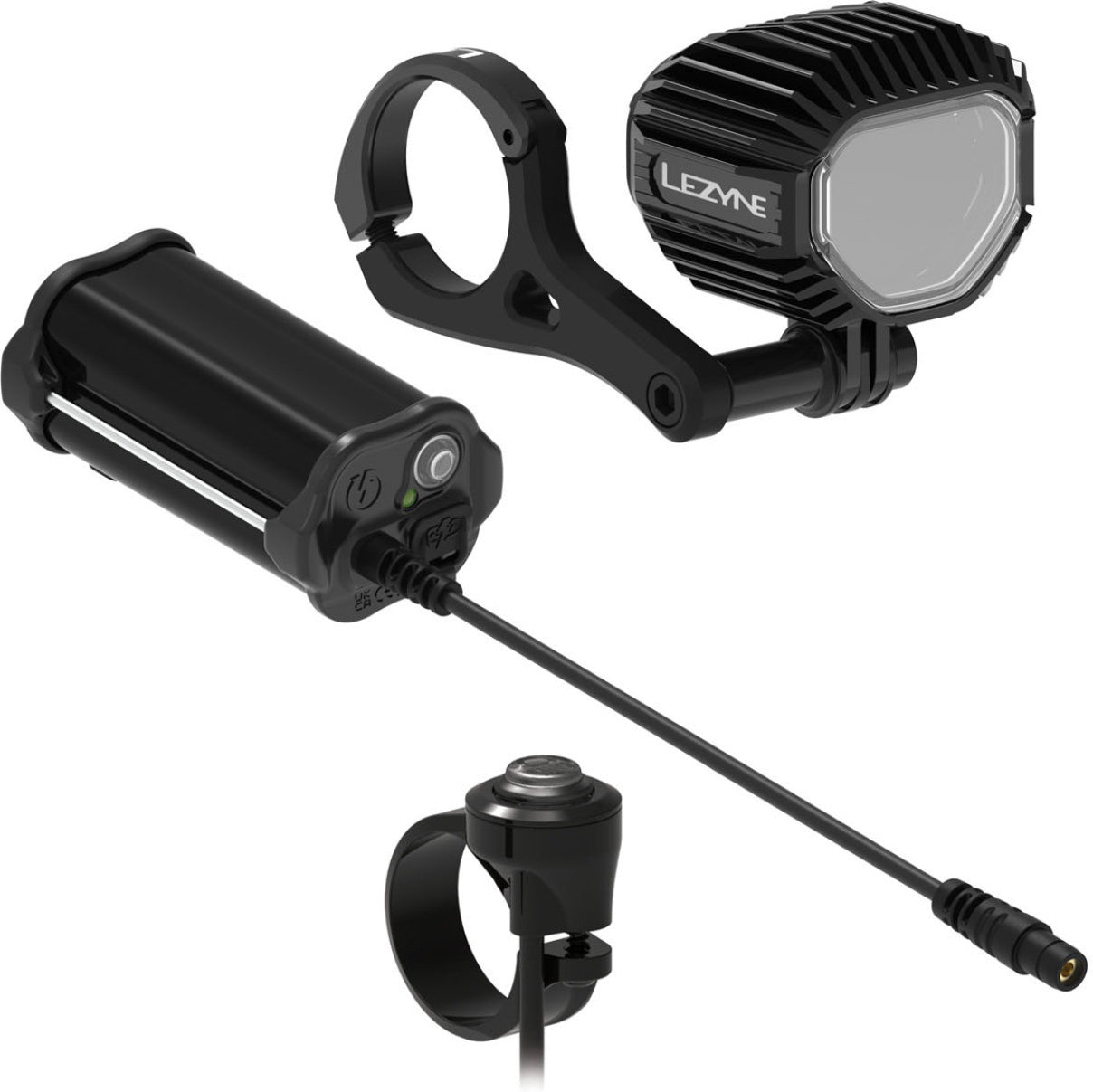 Lezyne super hb stvzo p1350+ loaded kit belysningssæt