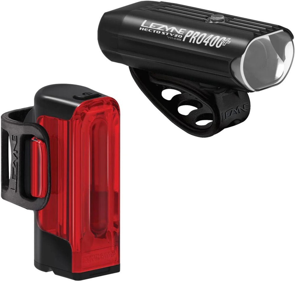 Lezyne hecto drive pro 400+ strip drive+ stvzo lyssæt