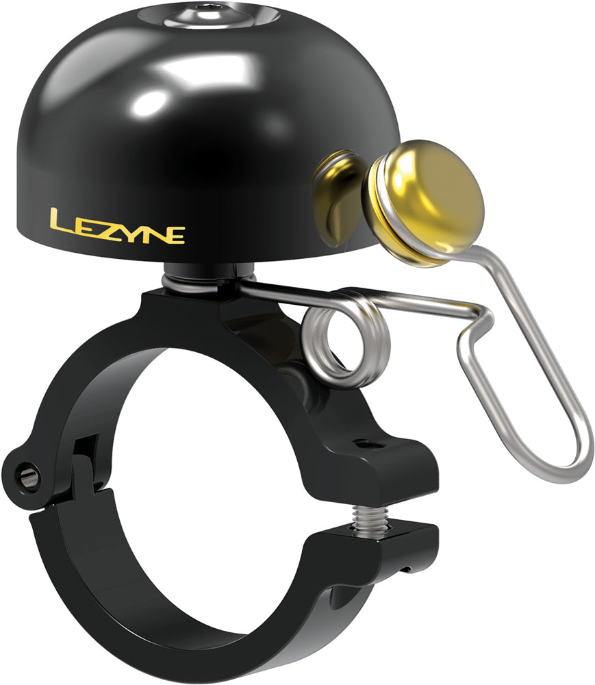 Lezyne klassiske cykelklokke i rustfri messing