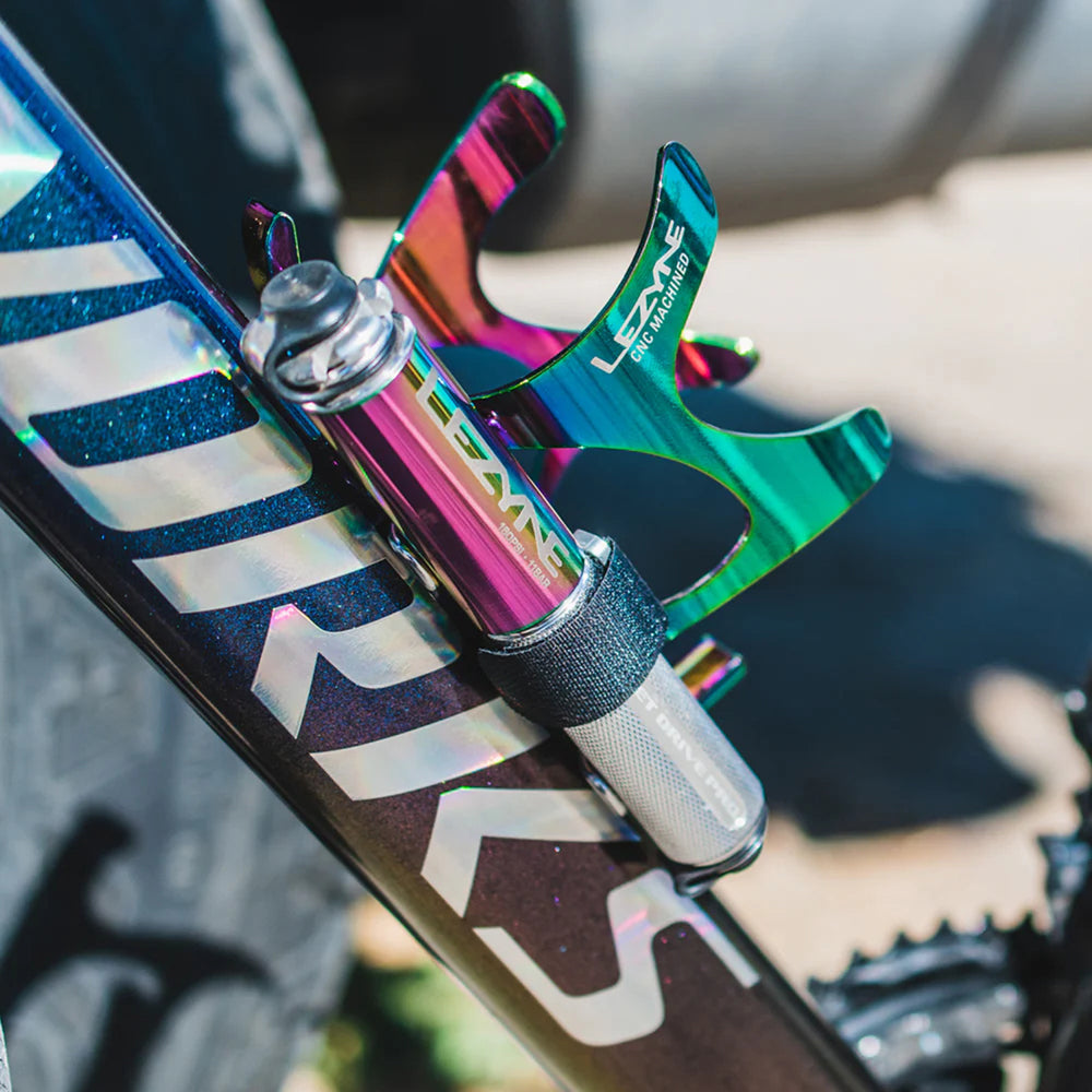 Lezyne pocket drive pro pumpeholder inkl. velcro rem