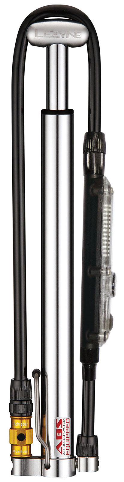 Lezyne cnc micro floor drive hpg hvg minipumpe med trykdisplay