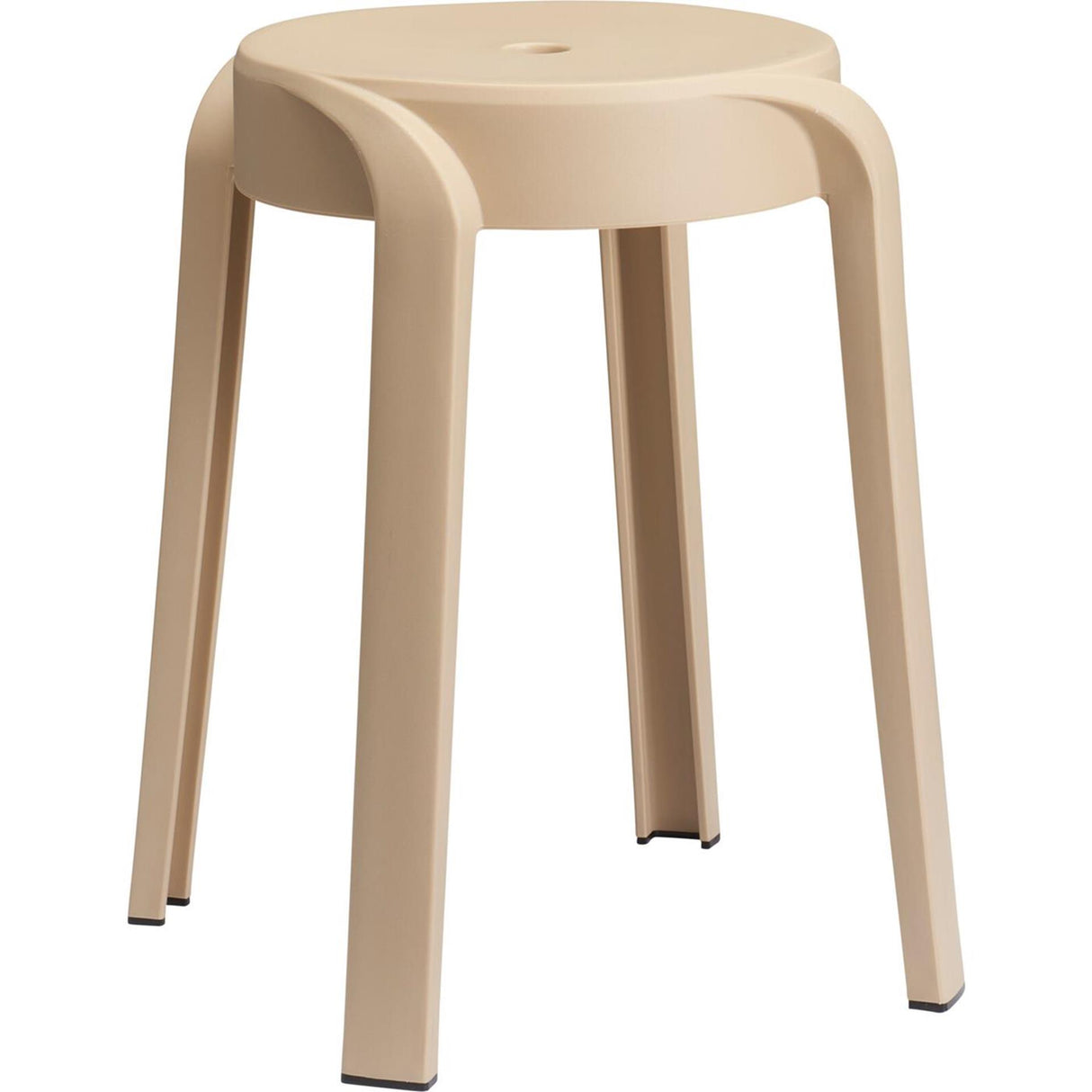 Home styling krukje stapelbaar taupe rond