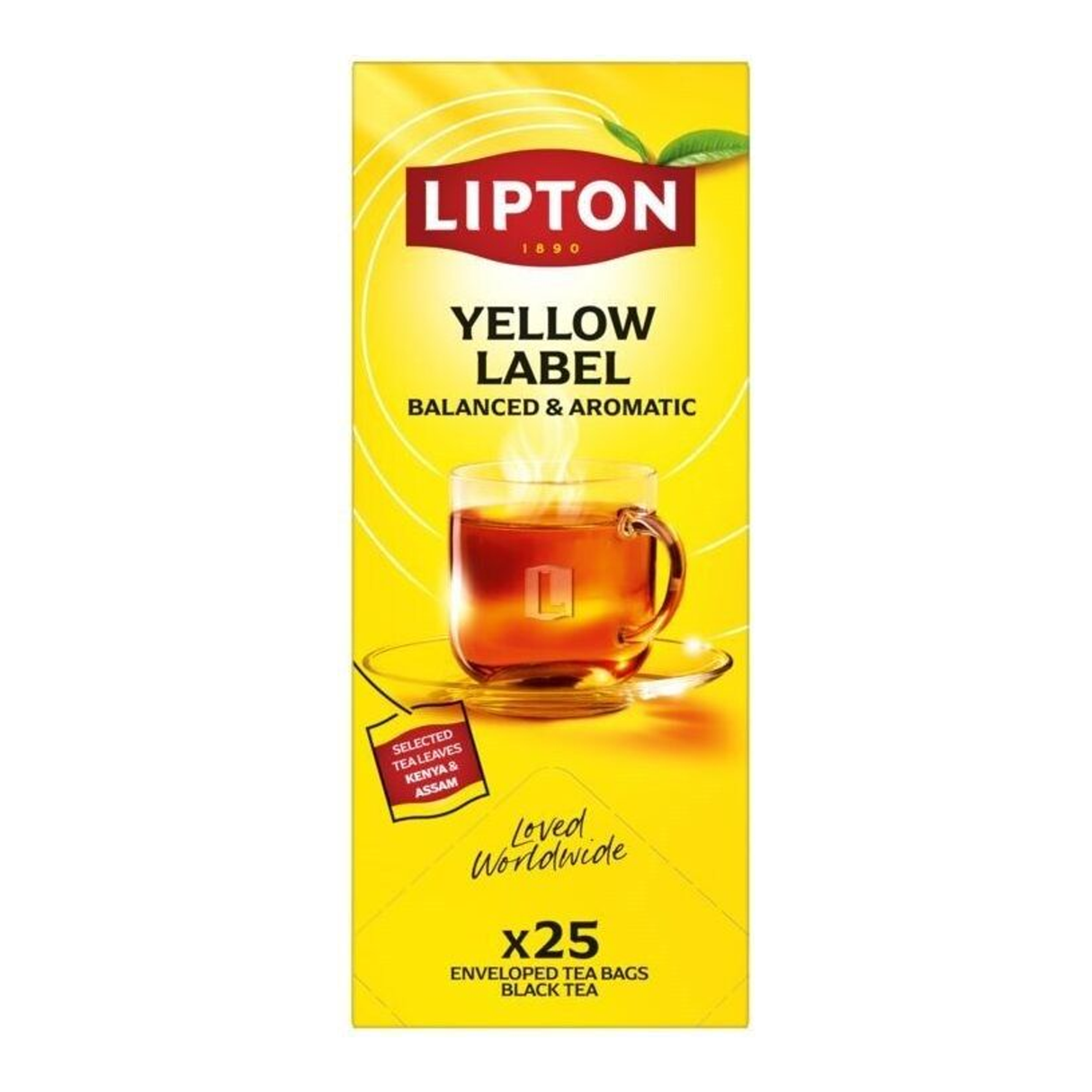 Lipton feel good udvalg te gul etiket (6x25 stykker)