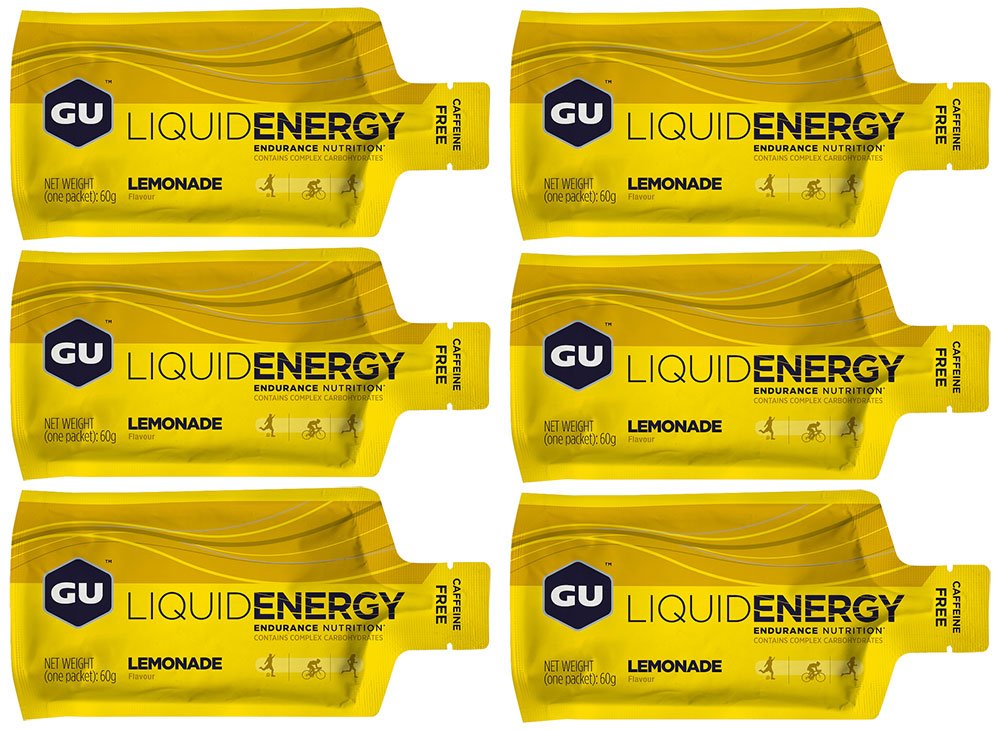 Gu flydende energigel jordbærbanan 6x60g