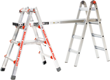 Lille jumbo lille kæmpe | teleskopisk arbejdsbro | aluminium | 33 x 244-396 cm - 48414396