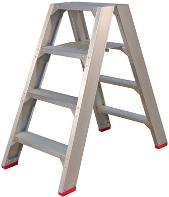 Lille jumbo industritrappe superpro - 2x4 trin med beslag - 4741000204