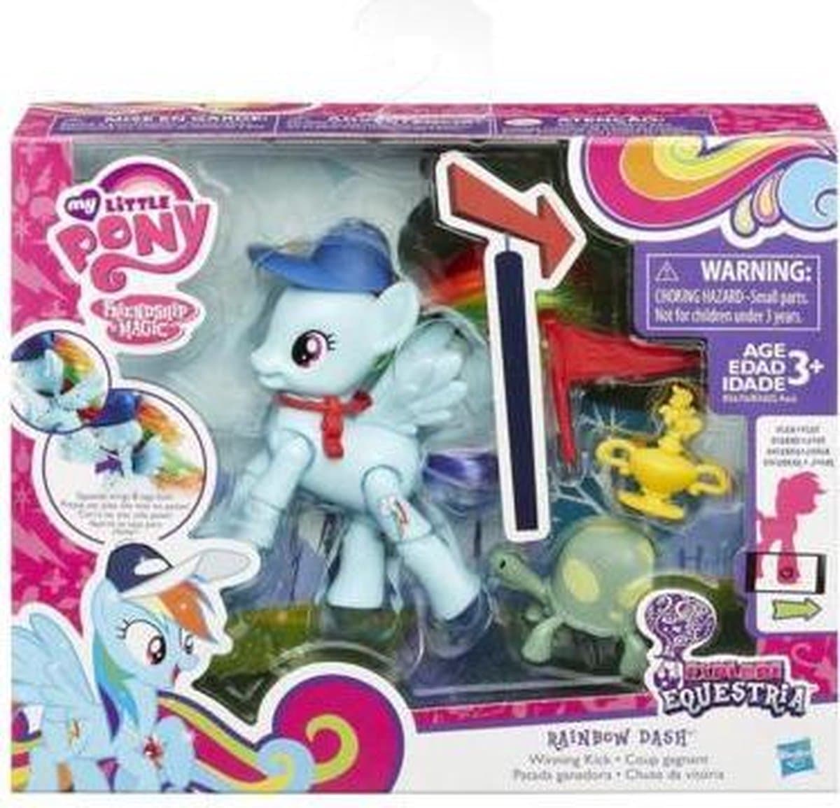 Hasbro lille pony, bevægeligt regnbuebånd