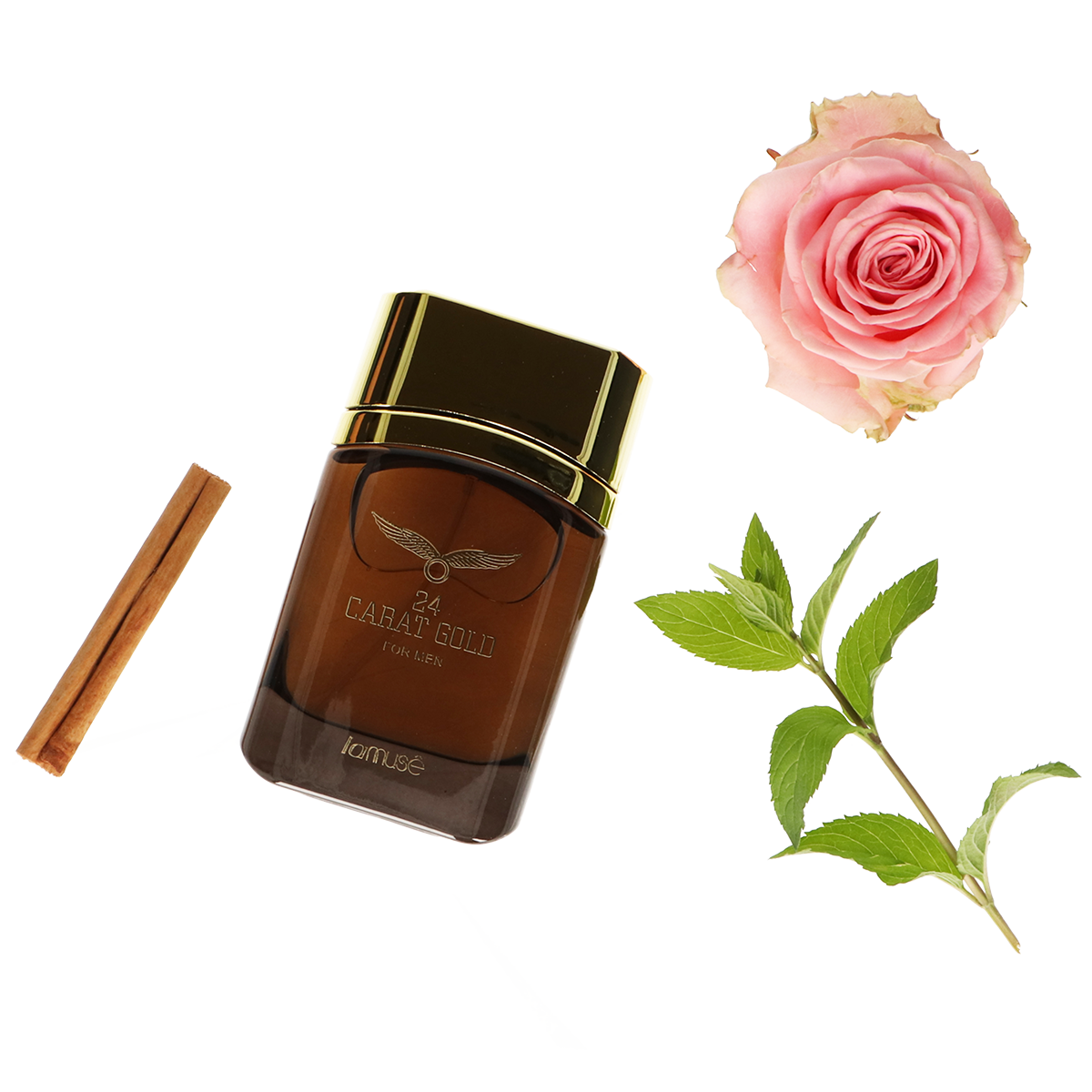 Lamusê by lattafa eau de toilette spray herre 24 karat guld 100ml