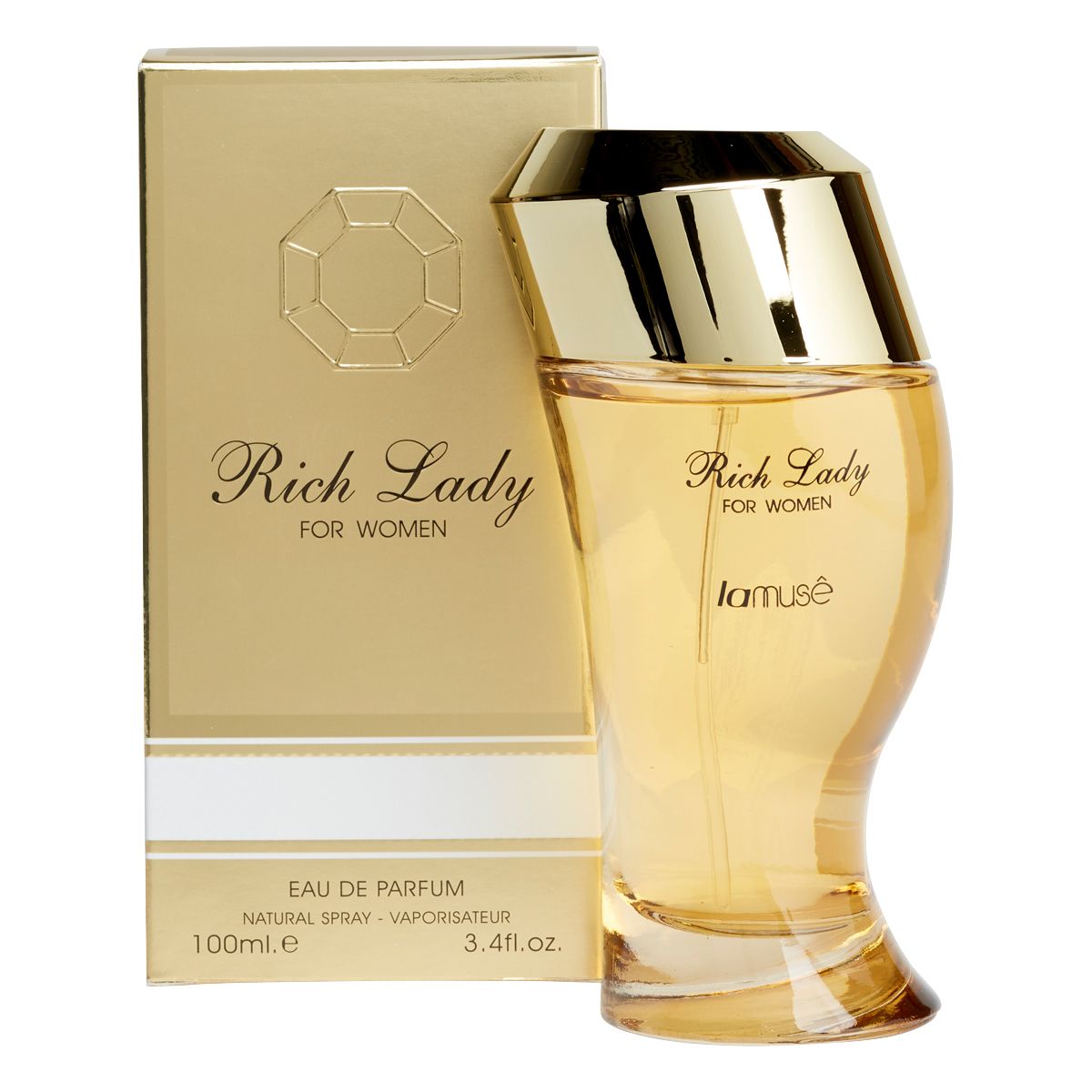 Lamusê by lattafa eau de parfume spray dame rich lady 100ml