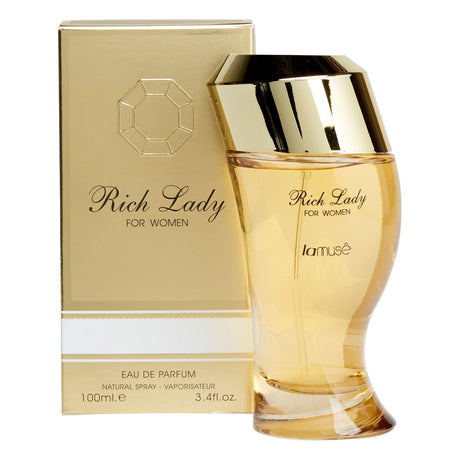 Lamusê by lattafa eau de parfume spray dame rich lady 100ml