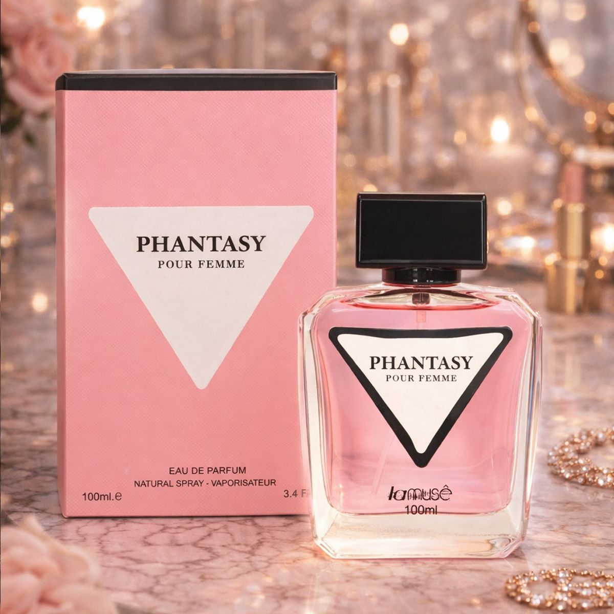 Lamusê by lattafa eau de parfume fantasy pour femme 100ml