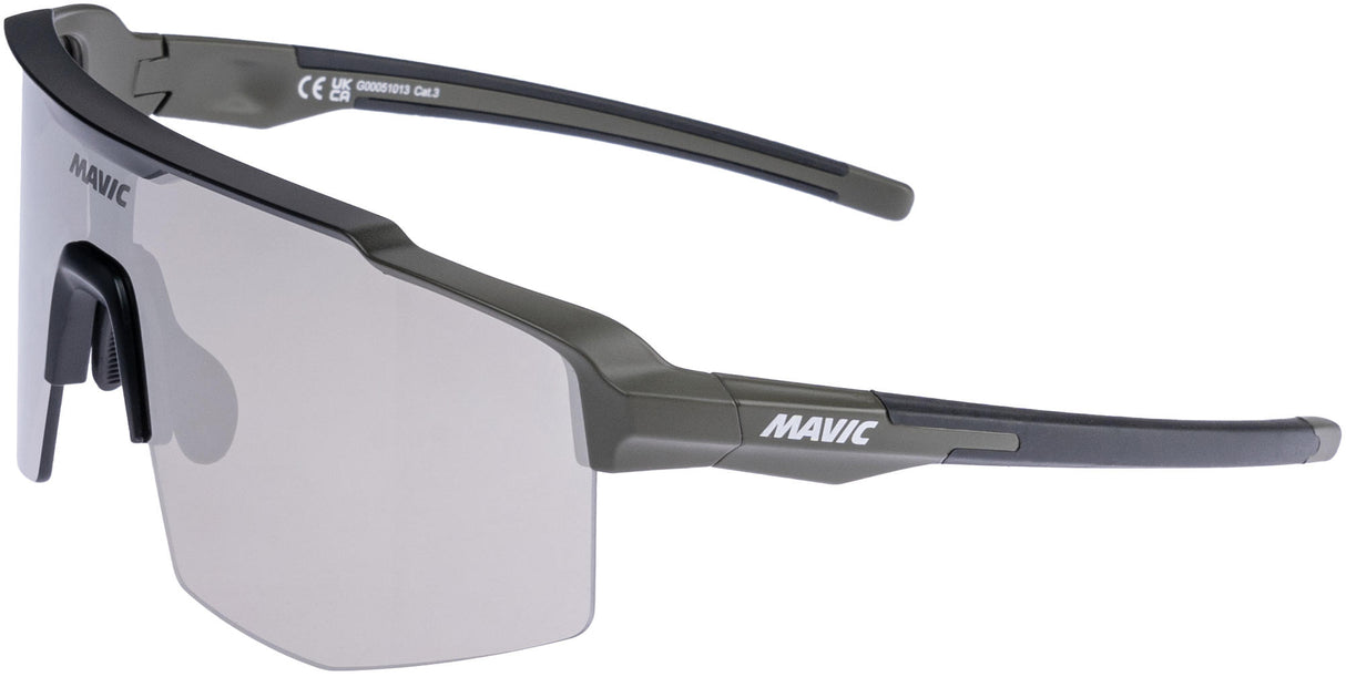 Mavic briller mvs skjold kat.2 khaki sølv