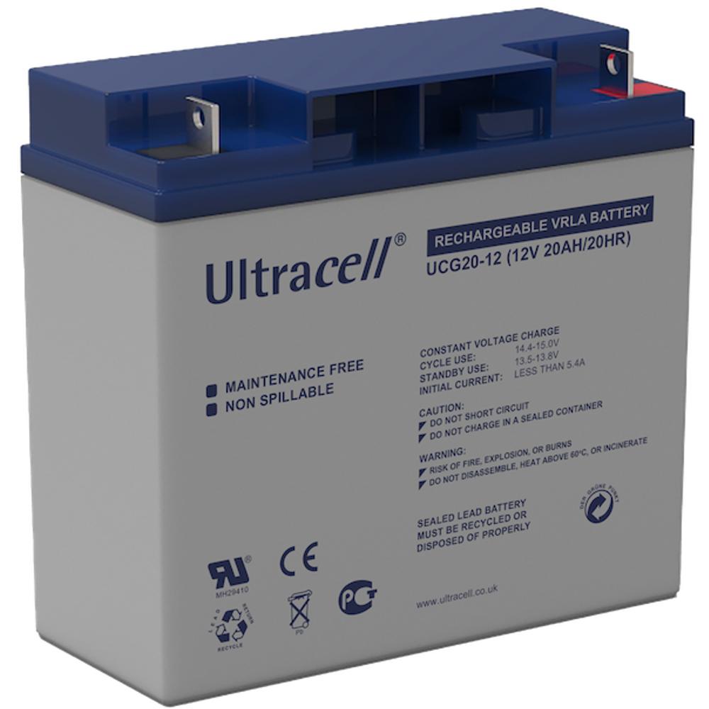 Bly-gel batteri - 12 volt