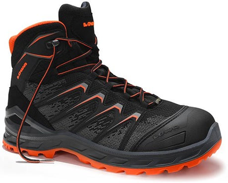 Lowa veiligheidsschoenen lowa werkschoen larrox work gtx mid 5460 s3 | zwart | maat 41 - 00.159.002.41