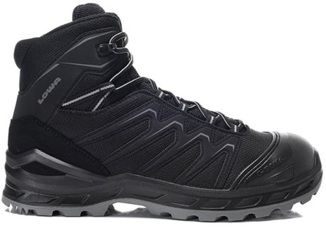 Lowa veiligheidsschoenen lowa werkschoen larrox work gtx mid 5480 s3 | zwart grijs | maat 43 - 4063606292688