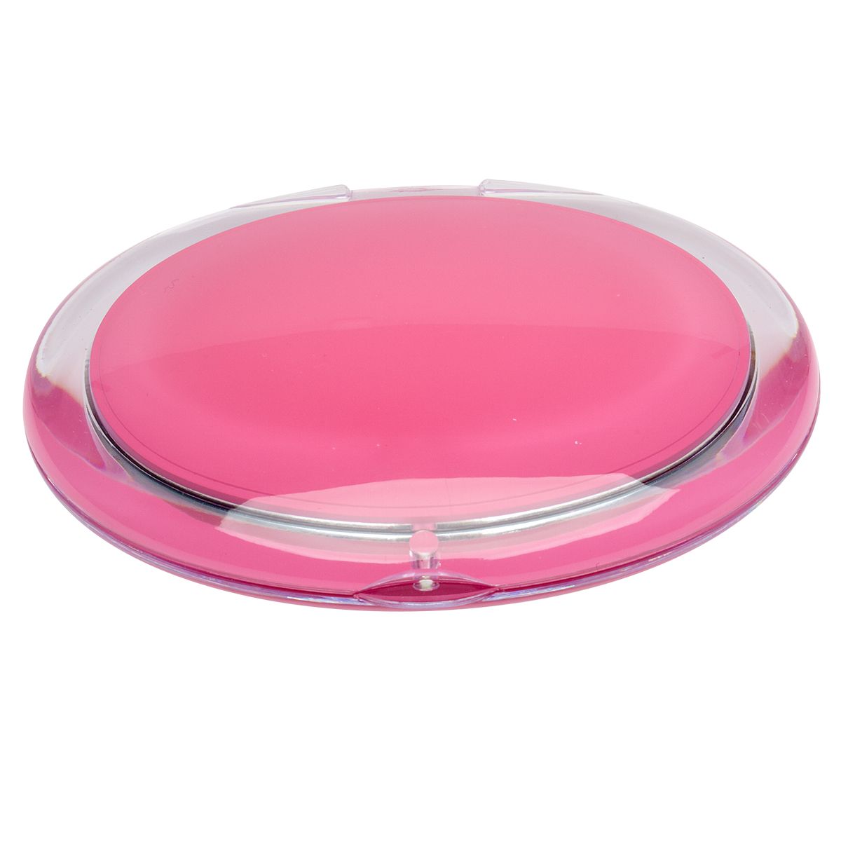 Lsp spejle taske spejl ovalt 3x forstørrelsesglas assorteret