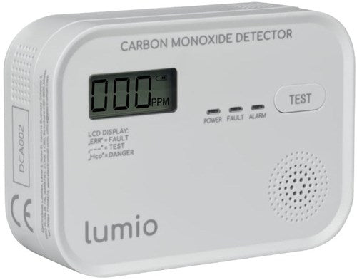 Enzo lumio7900605 carbon monoxide detector | batteri lcd | lumio - 7900605