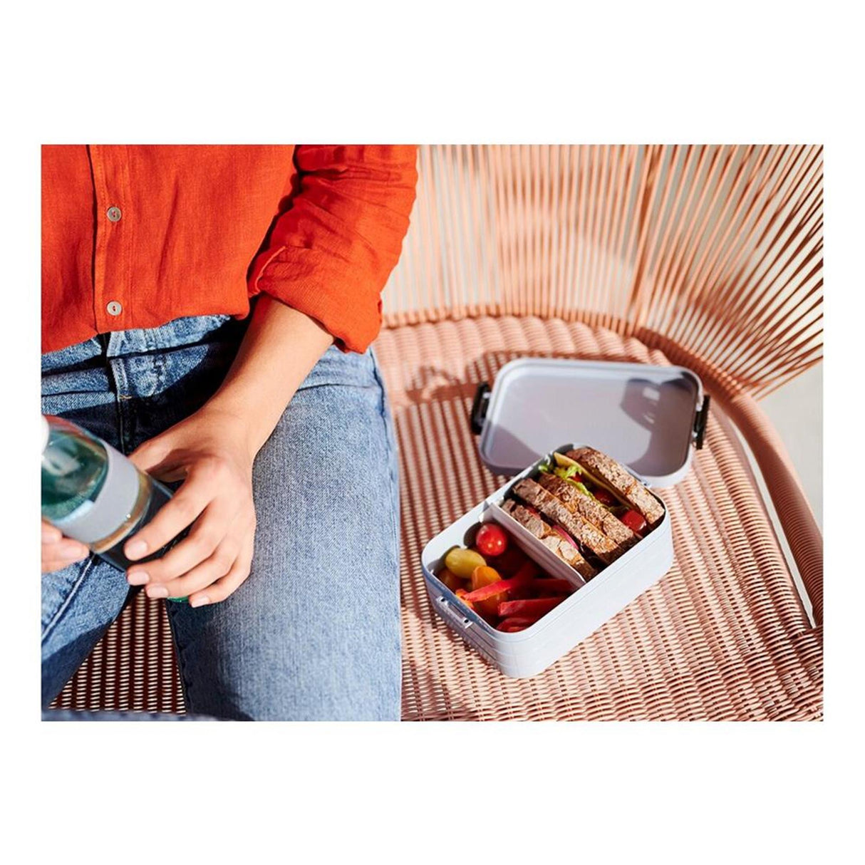 Mepal madpakke tag en pause midi nordic blue