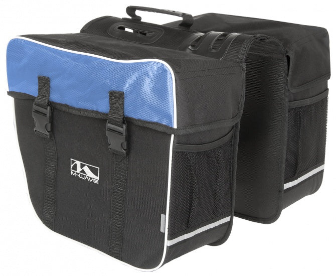 M-Wave dobbelt cykelpose Amsterdam 30L Blue