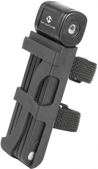 M-bølgefoldelås 875 x 5 mm sort