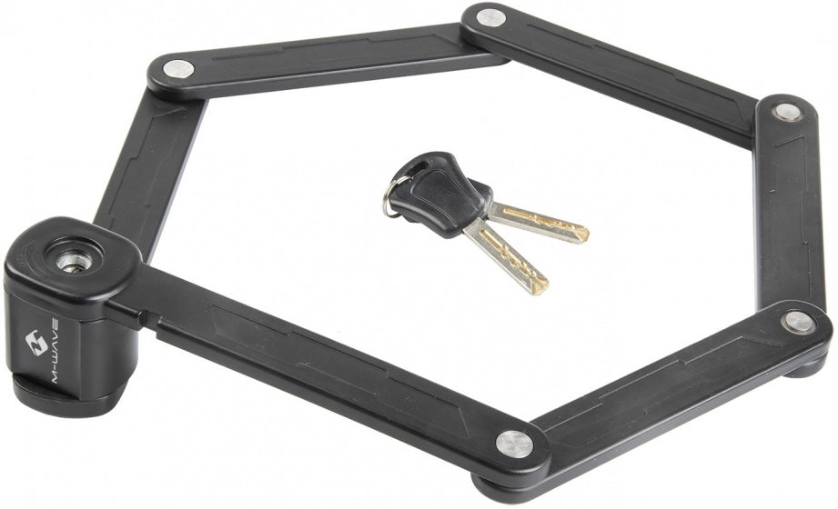 M-bølgefoldelås 875 x 5 mm sort