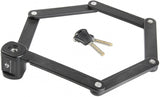 M-bølgefoldelås 875 x 5 mm sort