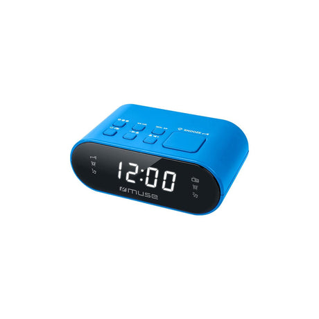 Muse fm clockradio blå fm clockradio blå