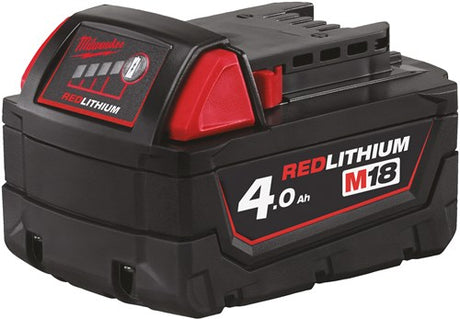 Milwaukee m18 b4 batteri (18 v 4.0 ah li-ion) - 4932430063