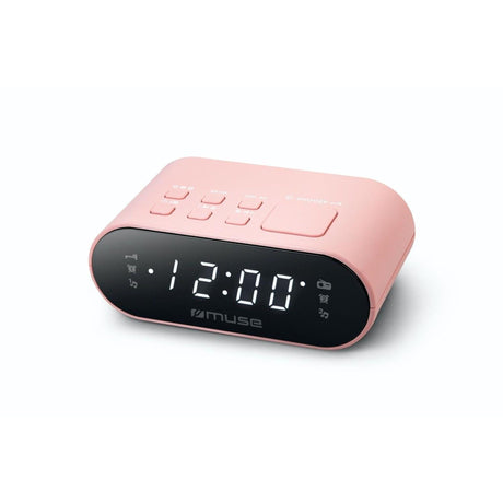 Muse FM clockradio, pink