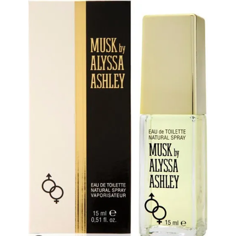 Alyssa ashley eau de toilette spray musk 15ml unisex