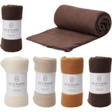 Boligstyling levende tæppe fleece 130x160cm