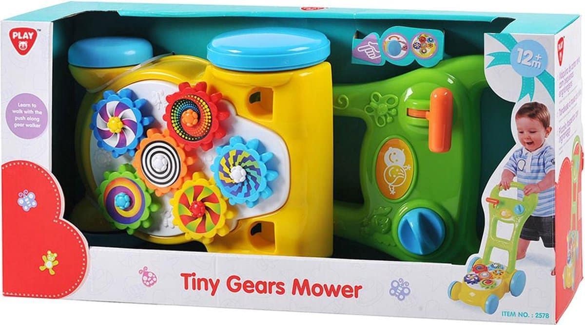 Playgo plæneklipper med bevægelige gear