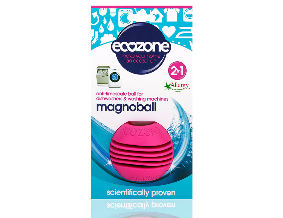 Ecozone magnoball vaskemaskine og opvaskemaskine afkalkningsmiddel