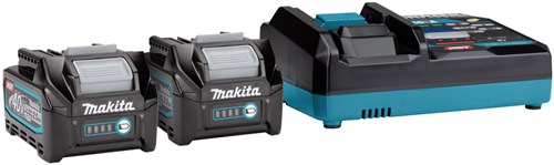 Makita 191j81-6 | startsæt xgt | dc40ra 2x 2,5ah bl4025 batteri | xgt 40v | oplader dc40ra | mbox - 191j81-6