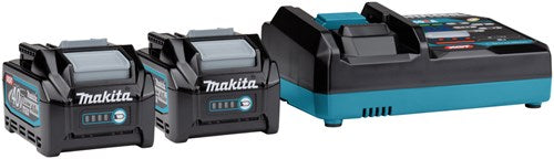 Makita batteri startsæt xgt dc40ra 2xbl4040 - 191j97-1