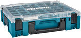 Makita tilbehør 191x80-2 | mbox med gennemsigtigt låg og 13 aftagelige bakker - 191x80-2