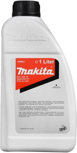 Makita tilbehør motorsavsolie 1ltr - 195093-1 - 195093-1