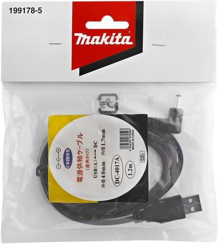 Makita tilbehør 199178-5 USB-kabel til sk105(g)d-sk106(g)d - 199178-5