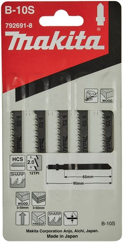 Makita tilbehør stiksavsklinge b10s | 5 stk - 792691-8