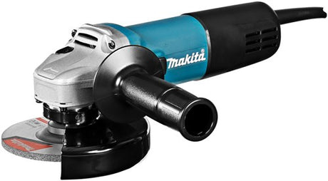 Makita 9558hnrgk3 | vinkelsliber med låseafbryder | 230v | 125 mm | i stålkasse | inkl. tilbehørssæt