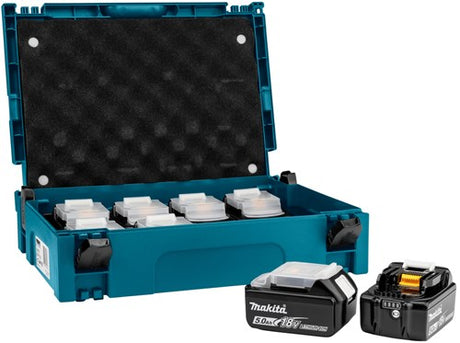 Makita tilbehør 199697-1 | batterisæt | 8 x bl1850b 18v 5.0ah | mbox nr.1