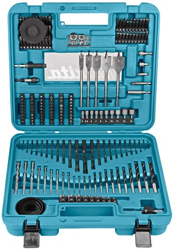 Makita tilbehør 201-delt bore- og skruetrækker bit sæt - d-47260
