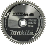 Makita tilbehør makita krydssavklinge til træ | makblade | ø 190 mm akselhul 20 mm 60t - b-32823