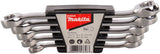 Makita tilbehør b-65545 | ringnøglesæt | åben | 5-delt - b-65545