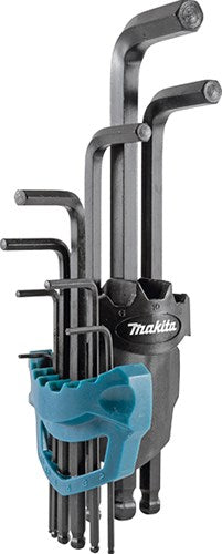 Makita tilbehør b-65894 unbrakonøglesæt 9-delt - b-65894