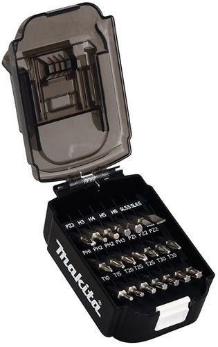 Makita tilbehør b-68323 21-delt skruetrækker bit sæt - b-68323