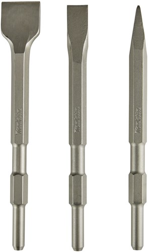 Makita tilbehør mejselsæt 3-delt - d-71320