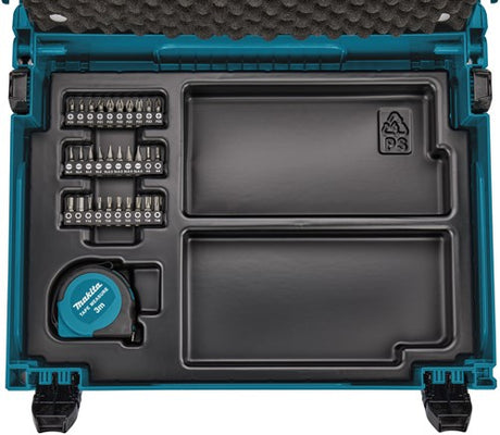 Makita tilbehør bore- og skruetrækker bit sæt | sds-plus | i mbox | 65 styk - b-69478