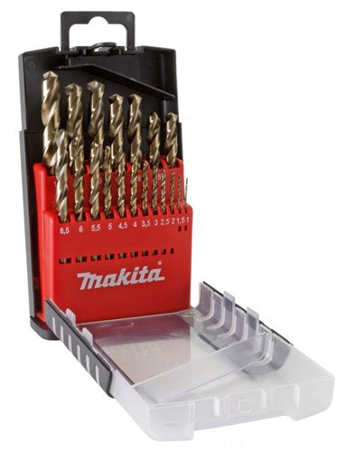 Makita tilbehør boresæt hss-co 19stk - d-50463